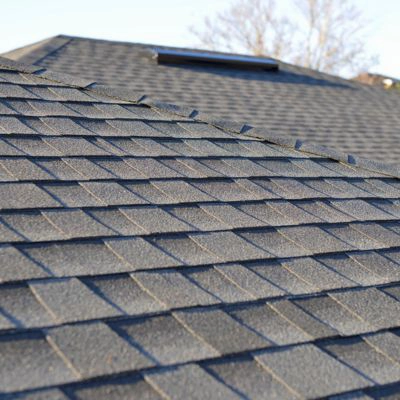 shingles on a roof